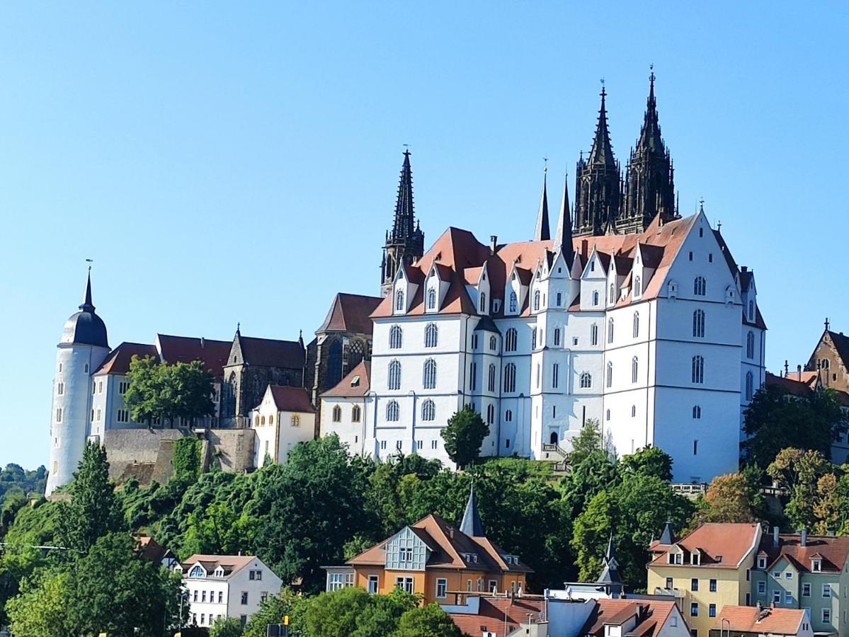 Goldrausch - Glanzvolle Ferienwohnung In Meissen Am Lutherplatz Екстер'єр фото